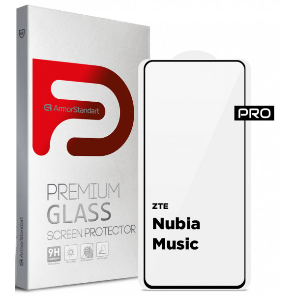 Фото - Захисне скло для смартфону Armorstandart Pro for ZTE Nubia Music Black (ARM78904)