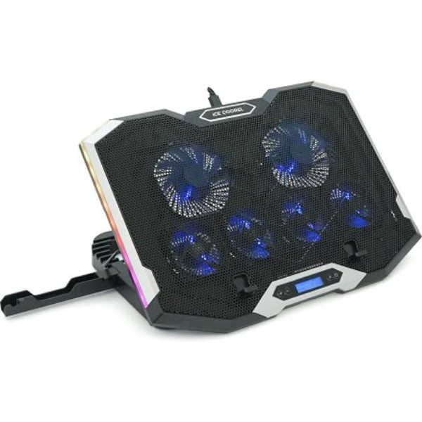 Фото - Підставка під ноутбук охолоджуюча IceCoorel K9 10-17'' Blue