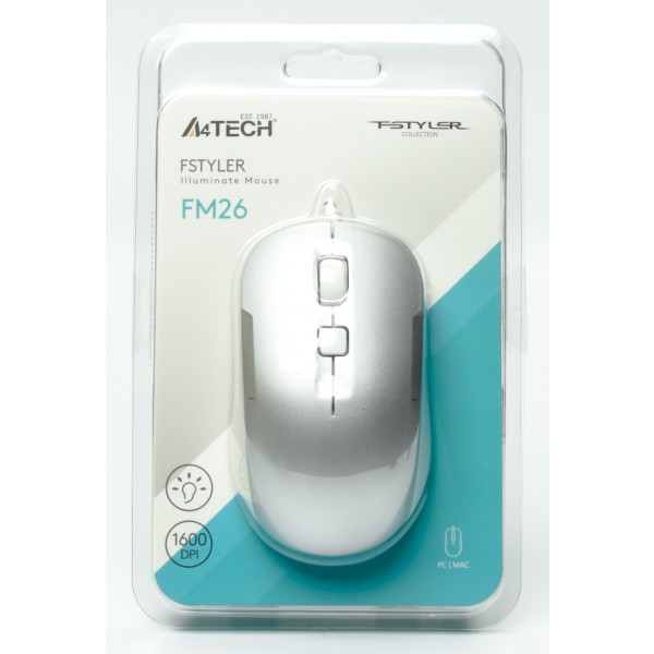 Фото - Миша дротова A4tech Fstyler FM26 Icy White
