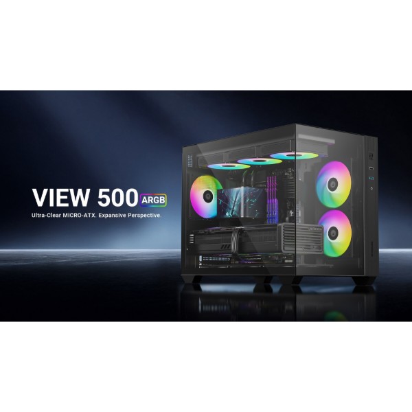 Фото - Корпус ID-Cooling View 500 ARGB Black