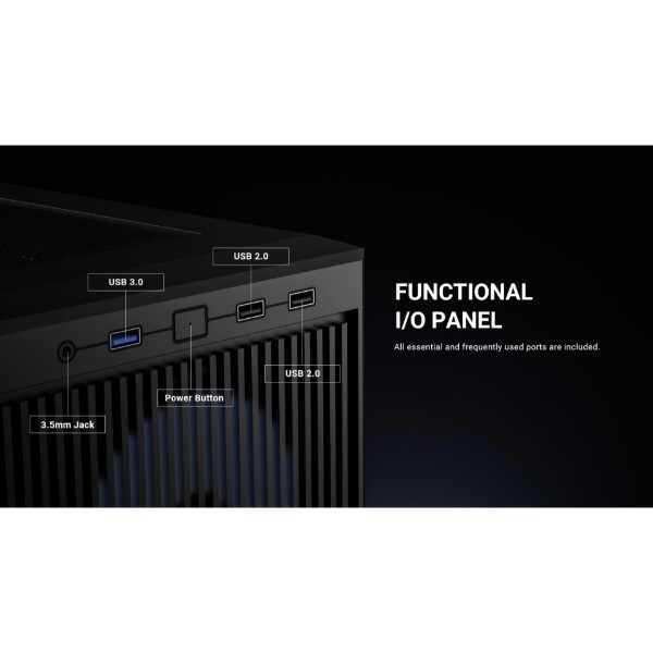 Фото - Корпус ID-Cooling Ware 300 ARGB Black
