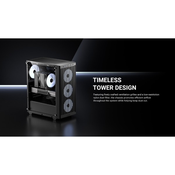 Фото - Корпус ID-Cooling Ware 300 ARGB Black