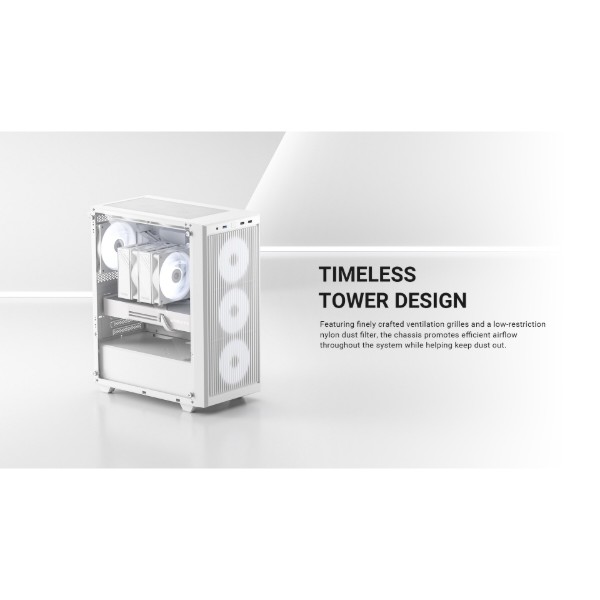Фото - Корпус ID-Cooling Ware 300 ARGB White