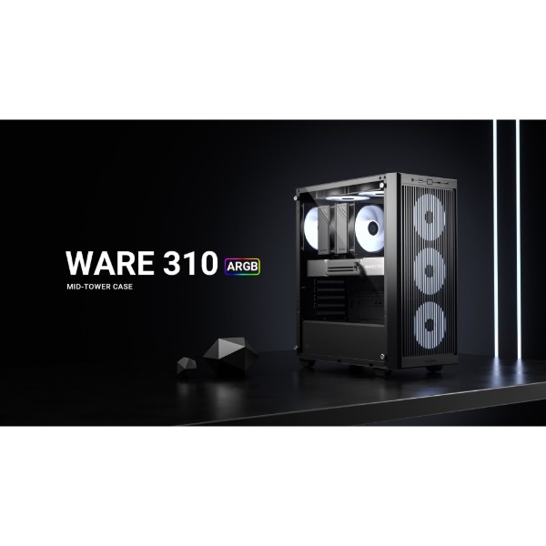 Фото - Корпус ID-Cooling Ware 310 ARGB Black