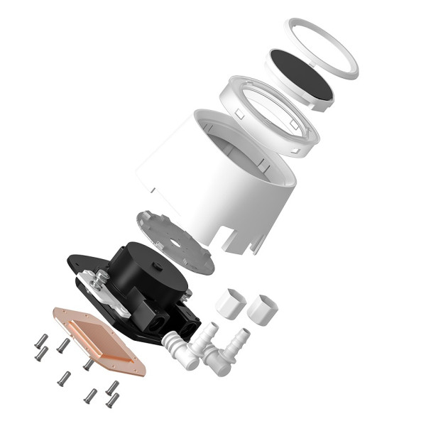 Фото - Водяная система охлаждения ID-Cooling FX360 LCD PE White