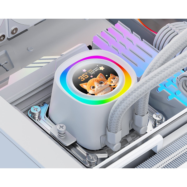 Фото - Водяная система охлаждения ID-Cooling FX360 LCD White