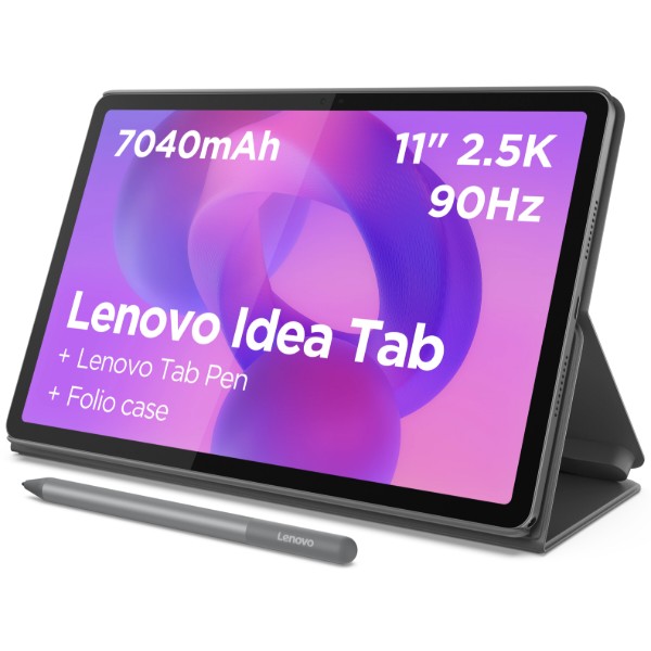 Фото - Планшет Lenovo Idea Tab 8/256GB 5G (ZAFM0136UA) Luna Grey + Pen and Folio Case