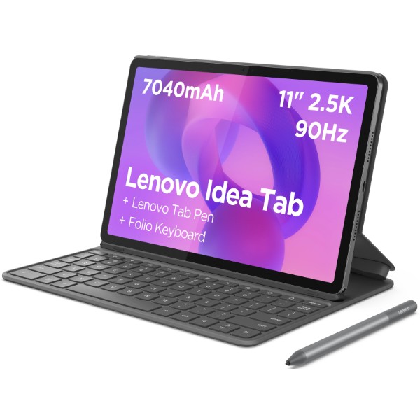 Фото - Планшет Lenovo Idea Tab 8/256 WiFi (ZAFR0319UA) Luna Grey + Keyboard&Pen