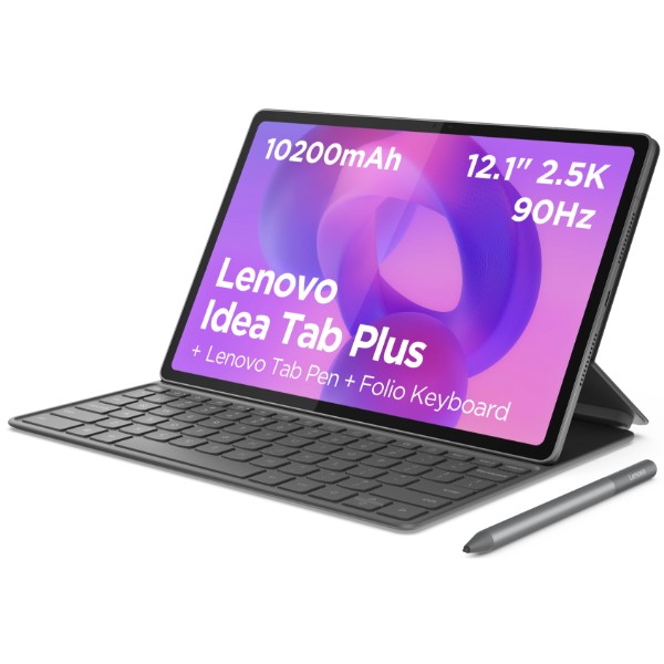 Фото - Планшет Lenovo Idea Tab Plus 8/256 WiFi Luna Grey + Keyboard&Pen (ZAG70809UA)