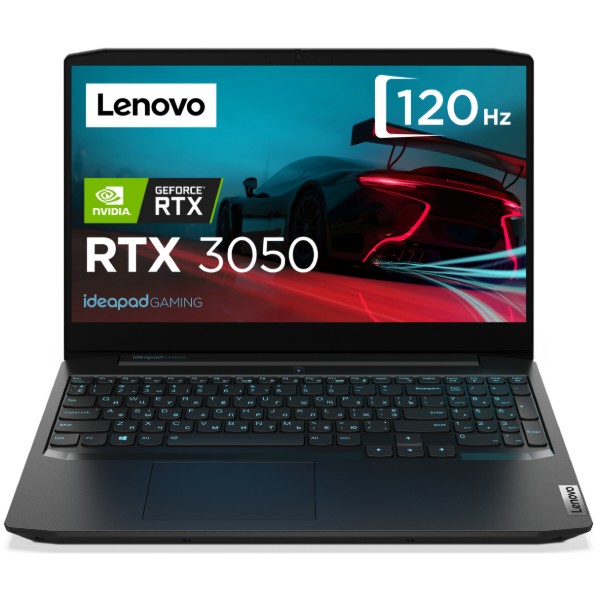 Фото - Ноутбук ігровий Lenovo Ideapad Gaming 3 15ACH6 (82K200XMRA) Shadow Black