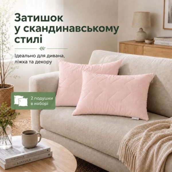Фото - Набір подушок стандартних IDEIA Лови Момент 50х70 см 2 шт. (8-29752*005)