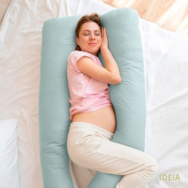 Фото - Подушка для майбутніх мам IDEIA П-подібна 140х75х20 см +нав. на блискавці (8-33722*002)