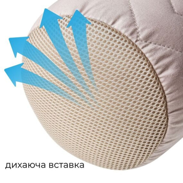 Фото - Подушка валик IDEIA NORDIC COMFORT 15х40 см з повітропроникною вставкою (8-34691*002)