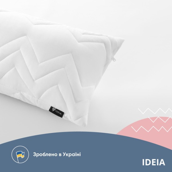 Фото - Подушка стандартная IDEIA NORDIC COMFORT+ для отдыха и сна 40х140 см с молнией (8-34692*001)