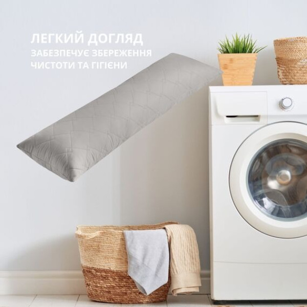 Фото - Подушка валик IDEIA CUBE 40х135 см гипоаллергенный (8-35245*002)