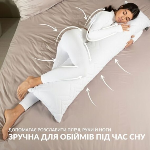 Фото - Подушка валик IDEIA NORDIC COMFORT+ 40х140 см с молнией (8-35551*002)
