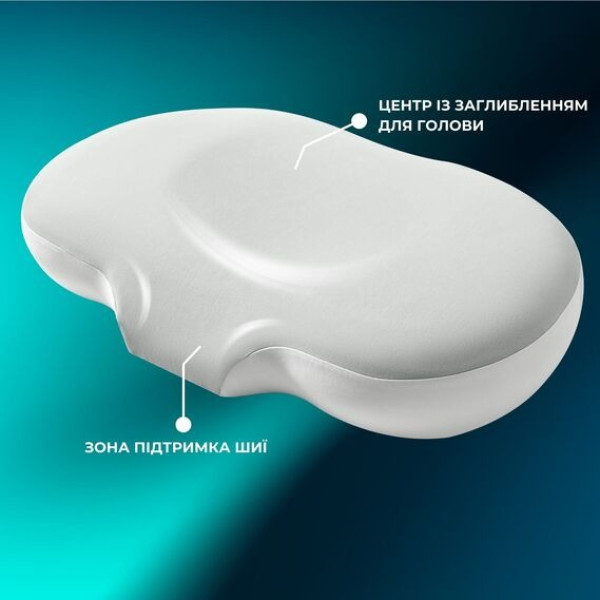 Фото - Подушка ортопедична IDEIA CloudTherapy 65х40х10 см з ефектом пам'яті (8-35858*002)