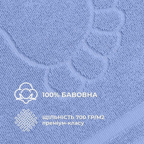 Фото - Полотенце для ног IDEIA 50х70 см хлопок жаккард с ножками (8-35875*003)