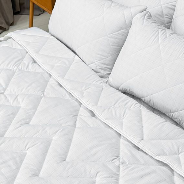 Фото - Ковдра всесезонна полуторна IDEIA Antistatic Sleep 155х210 штучний пух у сумці (8-36057)