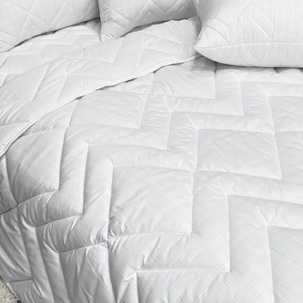 Фото - Ковдра всесезонна полуторна IDEIA Antistatic Sleep 155х210 штучний пух у сумці (8-36057)