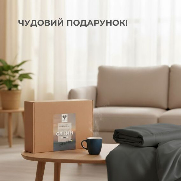Фото - Комплект постільної білизни IDEIA Сатин 200х220 (8-36088*002)