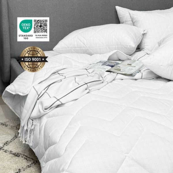 Фото - Ковдра літня полуторна IDEIA Antistatic Sleep 140х210 см гіпоалергенна антистатична тканина, легка (8-36389)