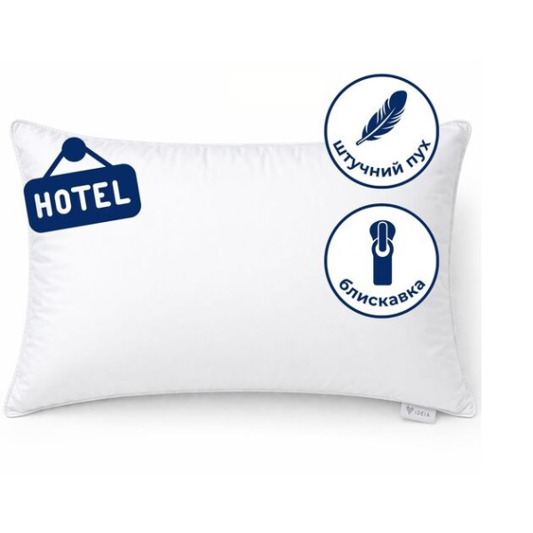 Фото - Подушка стандартна IDEIA серії PREMIUM SOFT 50x70 см антиалергенна аналог лебединого пуху (8-31144)