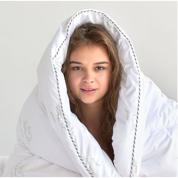 Фото - Одеяло летнее двуспальное IDEIA Super Soft Classic 175х210 см аналог лебединого пуха (8-11787)