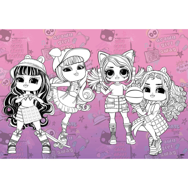 Фото - Раскраски Ideyka со стикерами Skate Dance 2 Tweens (LCB16)