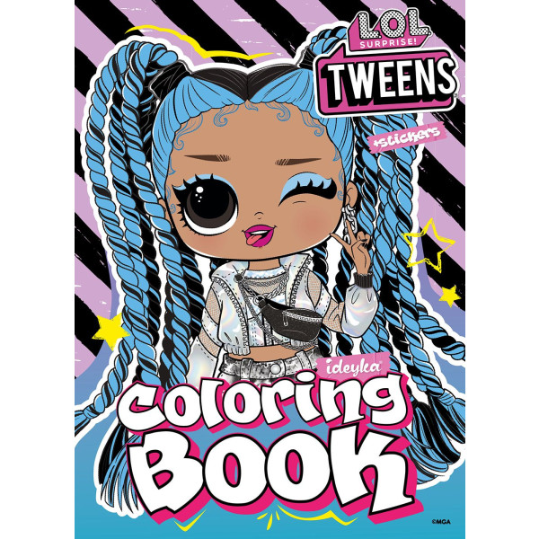 Фото - Розмальовки Ideyka Skate Dance 3 Tweens (LCB28)