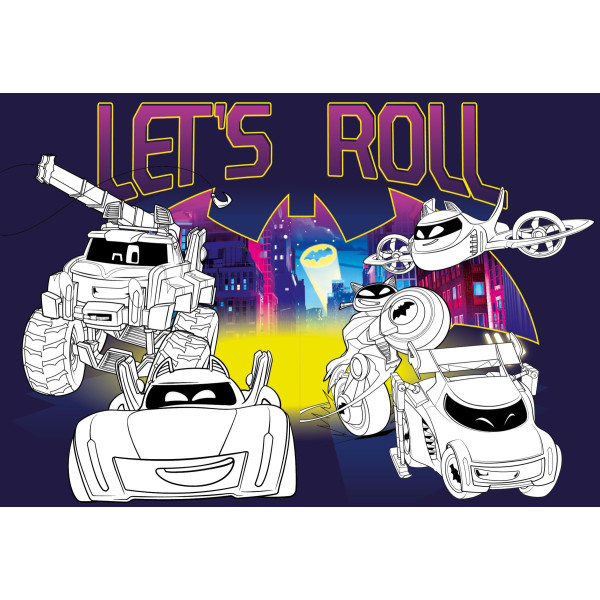 Фото - Розмальовки Ideyka WB Batman: Batwheels (LCB39)