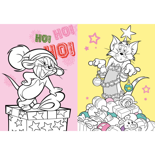 Фото - Розмальовки Ideyka WB Tom and Jerry: Новий Рік (LCB36)