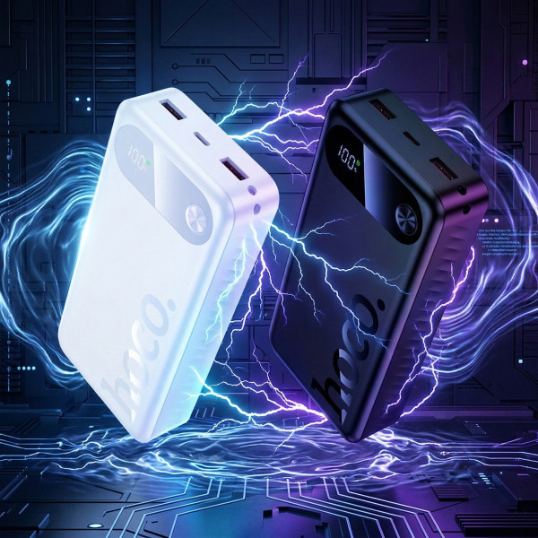 Фото - Батарея мобильная HOCO J154A Victorious 22.5W + PD20W 20000 mAh White (715103)