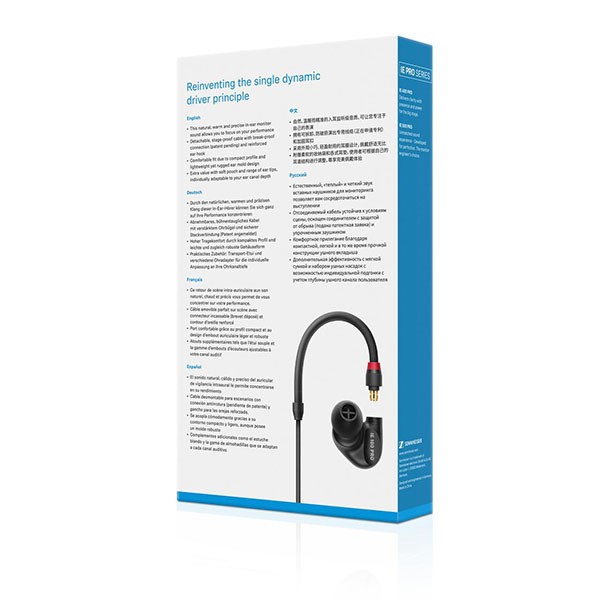Фото - Мікропошкодження - Навушники вкладиші дротові Sennheiser IE 100 PRO Black