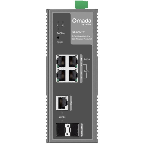 Фото - Коммутатор локальної мережі (Switch) TP-Link IES206GPP