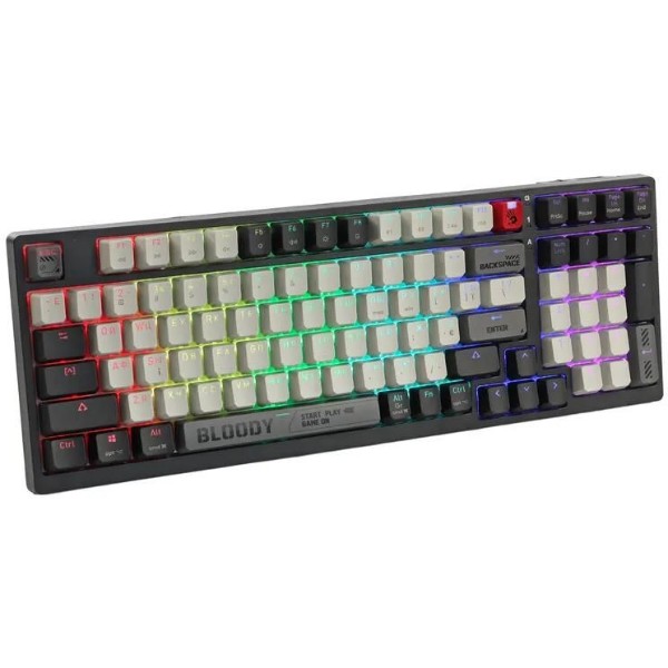Фото - Клавиатура беспроводная игровая Bloody WS98 (Bloody Grey)