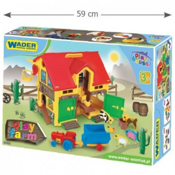 Фото - Меблі і будиночки для ляльки Wader Ферма (25450)