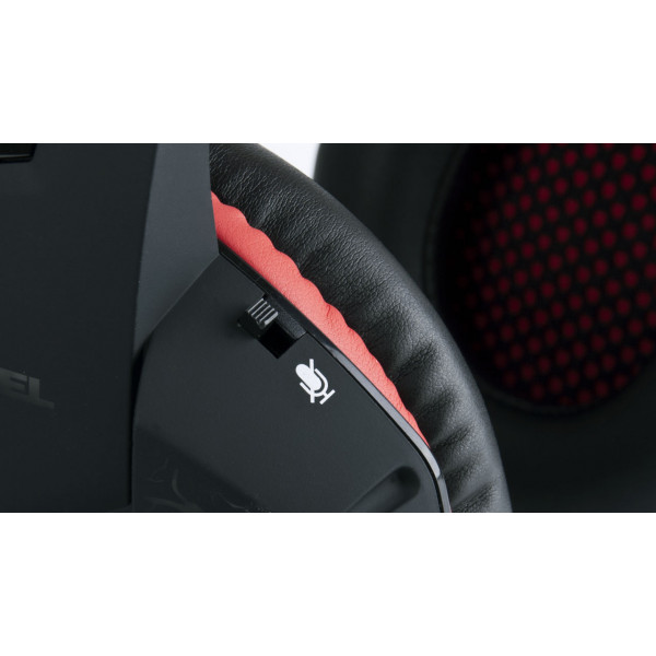 Фото - Гарнітура дротова ігрова REAL-EL GDX-7750 Black/Red