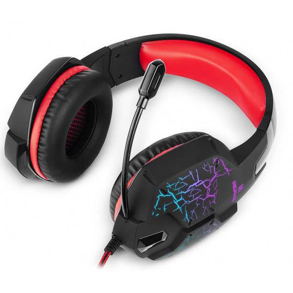 Фото - Гарнітура дротова ігрова REAL-EL GDX-7750 Black/Red