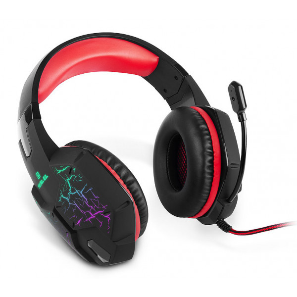 Фото - Гарнітура дротова ігрова REAL-EL GDX-7750 Black/Red