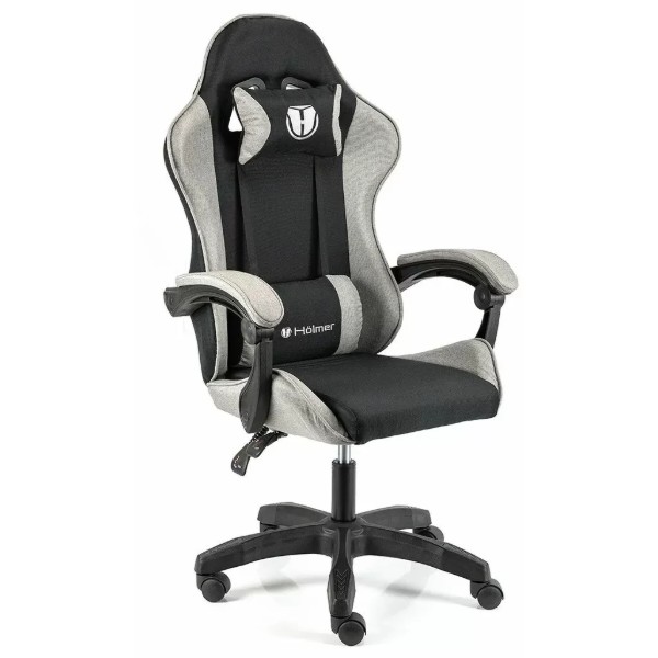 Фото - Кресло для геймеров Holmer GCH-02 Size L Fabric Black/Grey Nylon