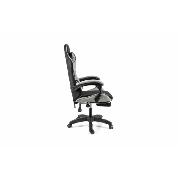Фото - Кресло для геймеров Holmer GCH-04 Size L Fabric Black/Grey Nylon+Footrest