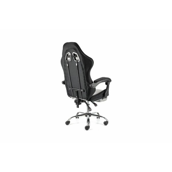 Фото - Кресло для геймеров Holmer GCH-05 Size L Fabric Gray/Black Metall+Footrest