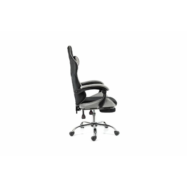 Фото - Кресло для геймеров Holmer GCH-06 Size L Fabric Black/Grey Metall+Footrest