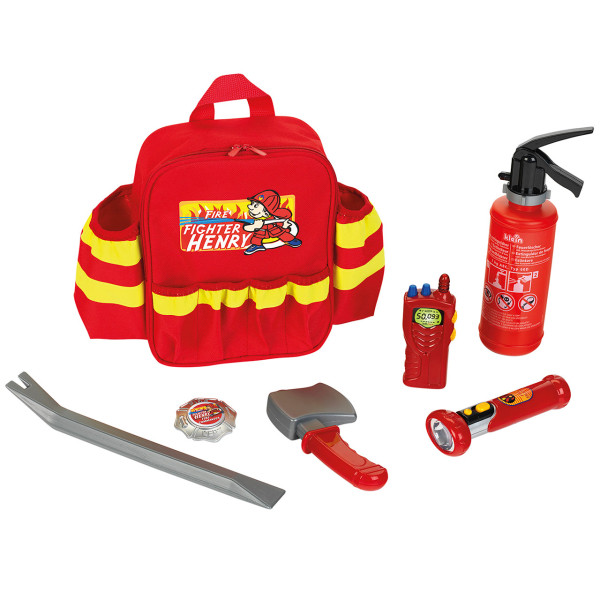 Фото - Сюжетно-рольова гра. Набір-професій Klein PRO - Іграшковий пожежний рюкзак з аксесуарами (8900)