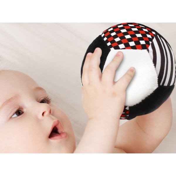 Фото - М'яка іграшка BabyOno Контрастний М'яч, 12см (638)