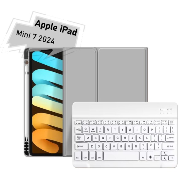 Фото - Чохол-клавіатура для планшета BeCover for Apple iPad Mini 7 2024 Gray (712994)