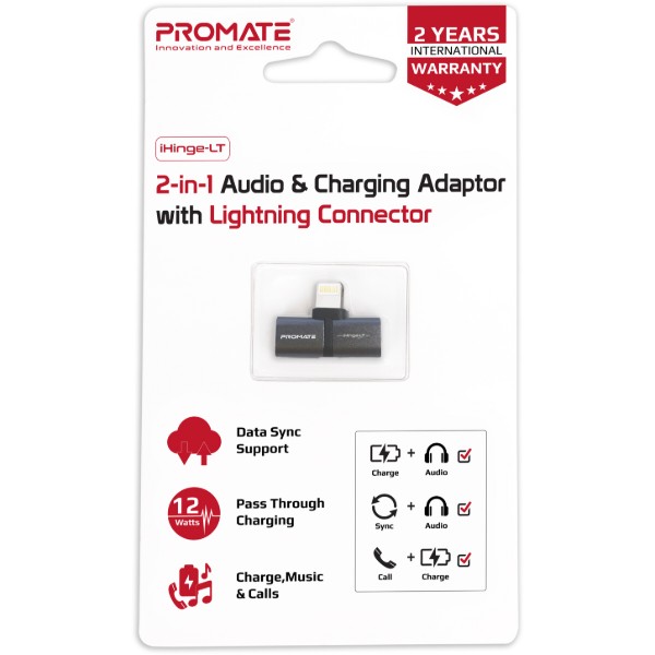Фото - Хаб USB Promate Ihinge-lt.Black