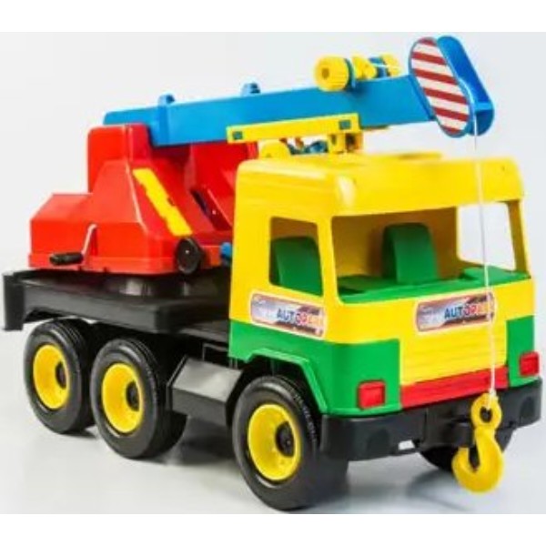 Фото - Базовый игровой транспорт для малыша Tigres ''Middle truck'' кран (39226)