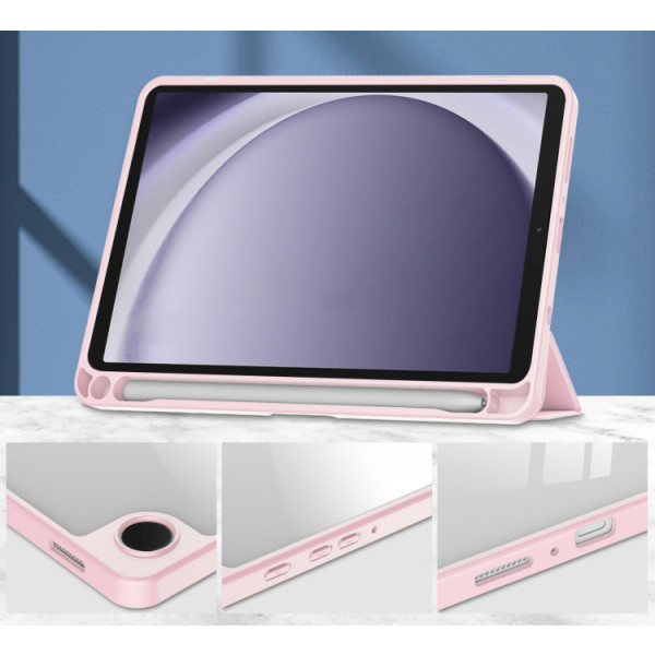 Фото - Чохол для планшета BeCover Soft Edge з кріпленням для стілусу for Samsung Galaxy Tab A9 SM-X115 8.7"" Pink (710359)